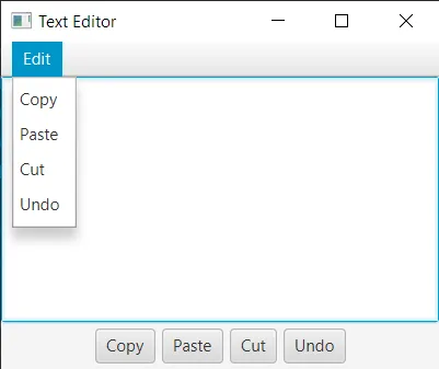 A simple editor